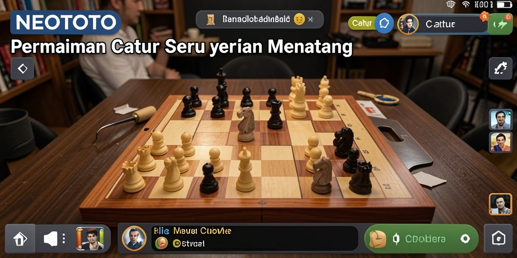 Tampilan antarmuka game Catur NEOTOTO yang menarik dan intuitif.