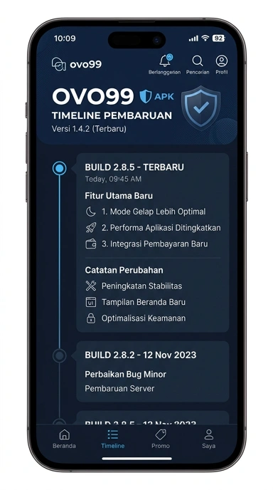 Riwayat Versi ovo99 Terbaru untuk Pengguna Android